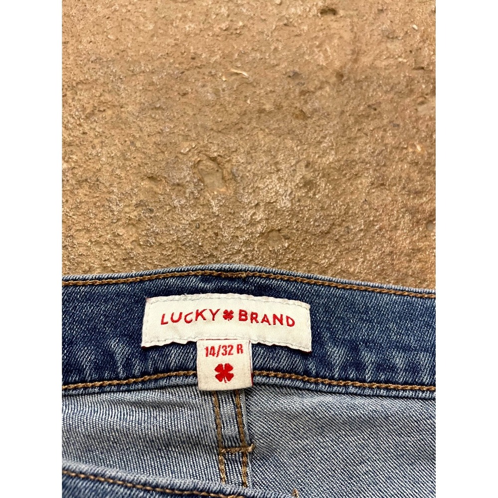 Lucky Brand Sweet Bootcut Jeans Womens 14/32 Blue Denim Cotton Stretch Mid Rise - Picture 7 of 16